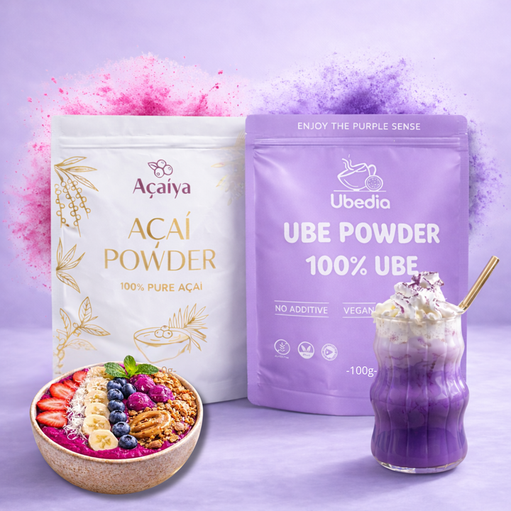 Discovery Set: Ube Powder & Açaí Powder. 2x100 g