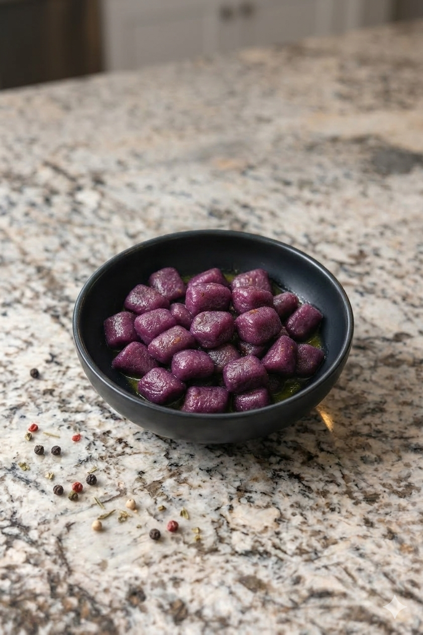 recette gnocchis à l'ube