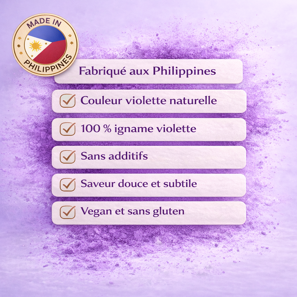 Lot Découverte : Poudre d’Ube & Poudre d’Açaï. 2x100 g