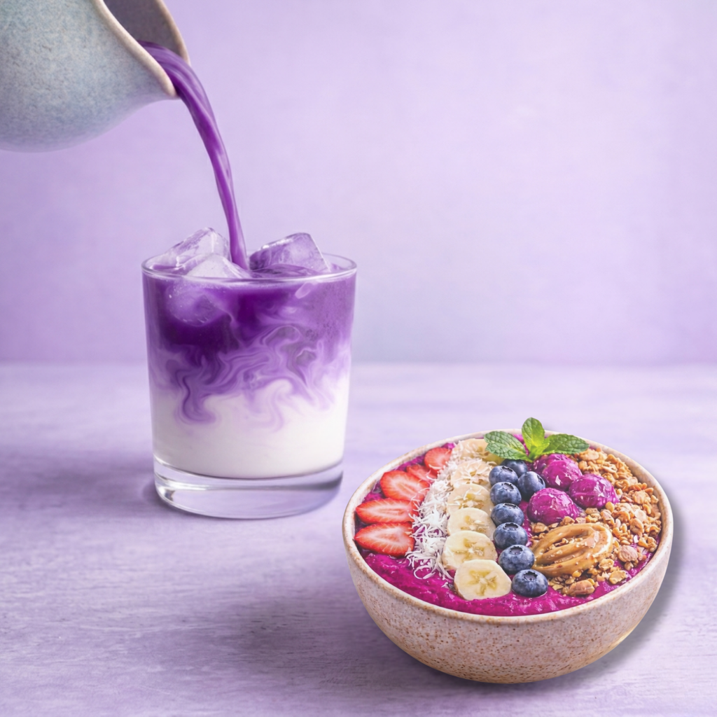 Lot Découverte : Poudre de Ube & Poudre d’Açaï. 2x100 g