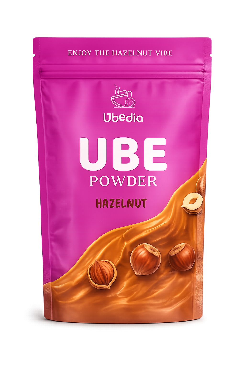 Poudre de Ube Noisette 100g — sachet doypack aromatisé noisette